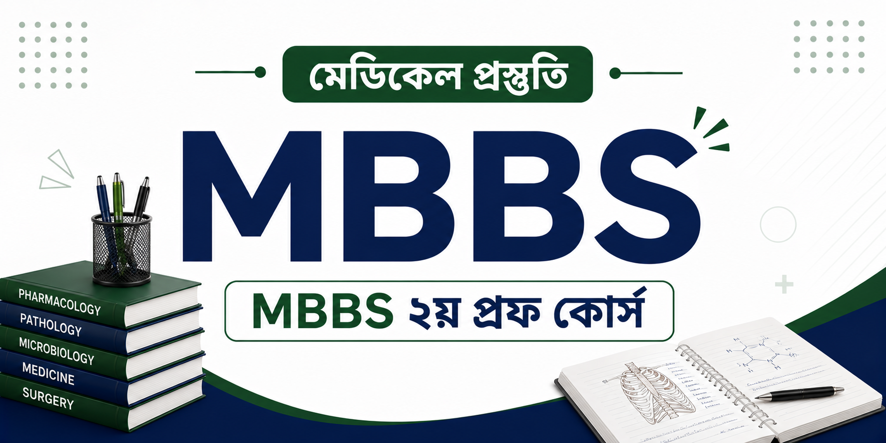 MBBS ২য় প্রফ কোর্স — কোর্স ব্যানার